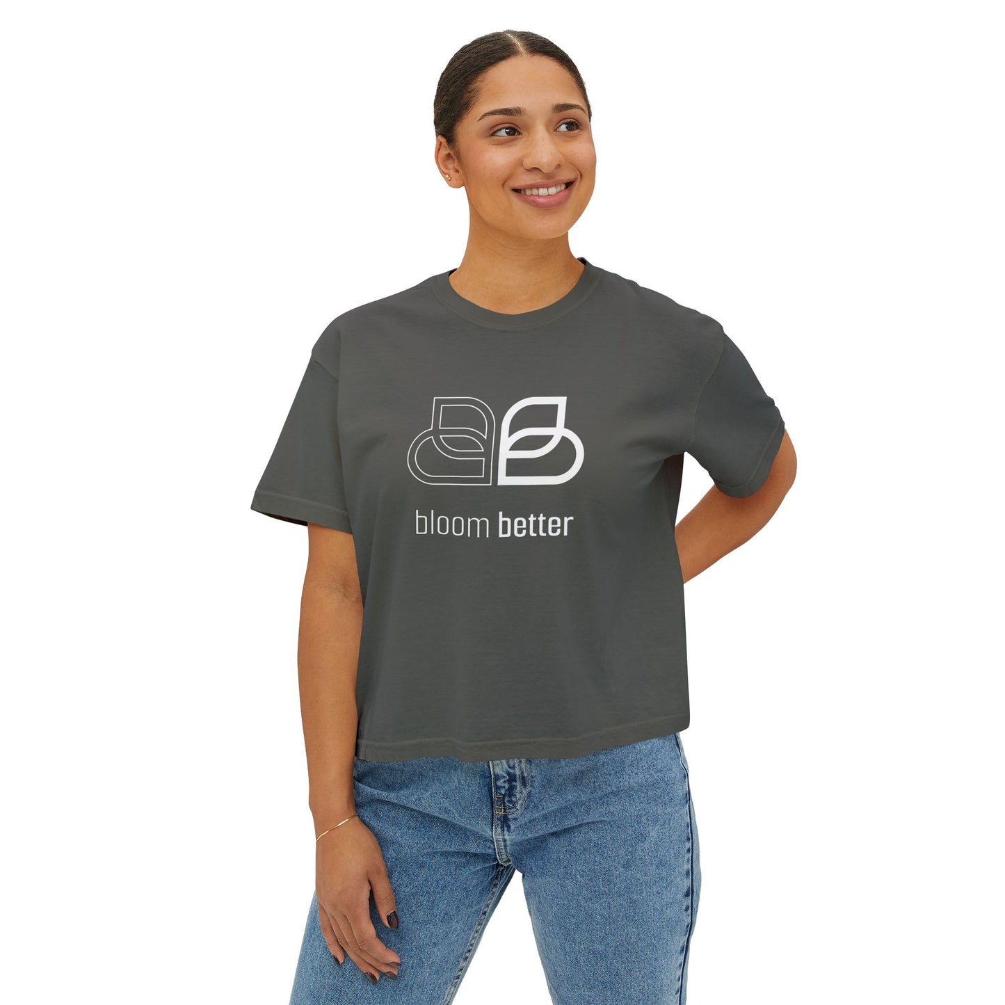 Bloom Better Blossom Boxy Tee: Embrace Your Feminine Power - Bloom Better