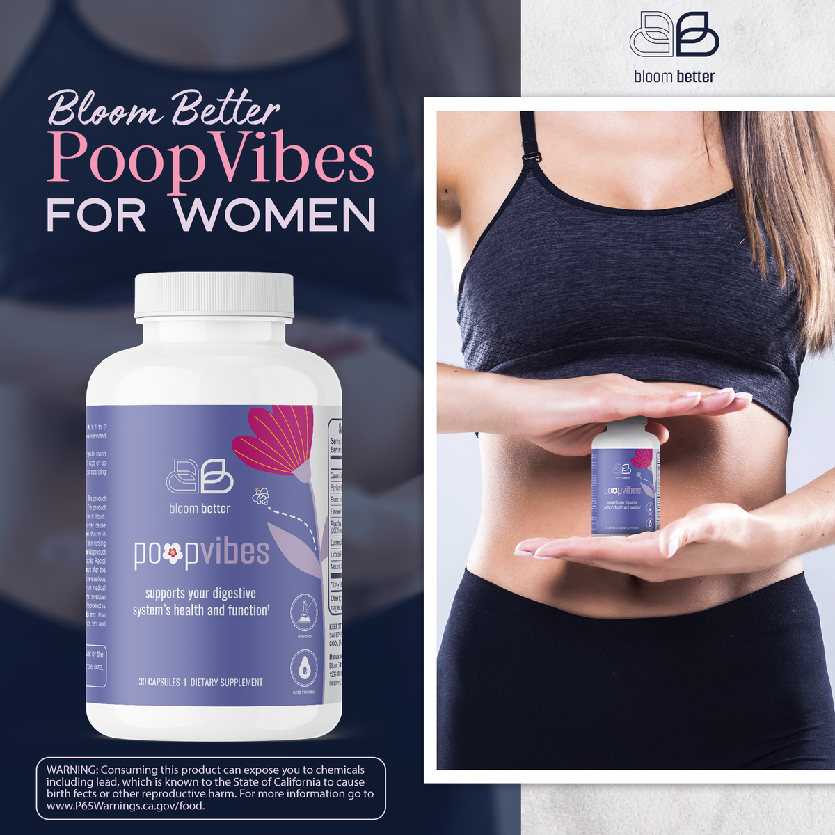 Bloom Better Poop Vibes for Women
